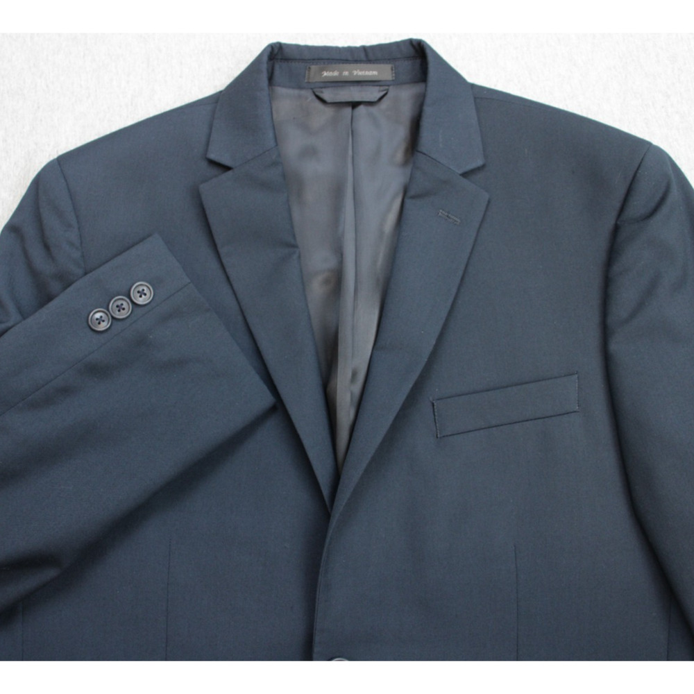 Lauren Ralph Lauren Blazer Womens‎ 18R Navy Blue 2 Buttons Single Breast